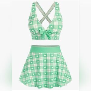 Rosegal Plus Size, 3 Piece Swimsuit Set #1218 NWOT